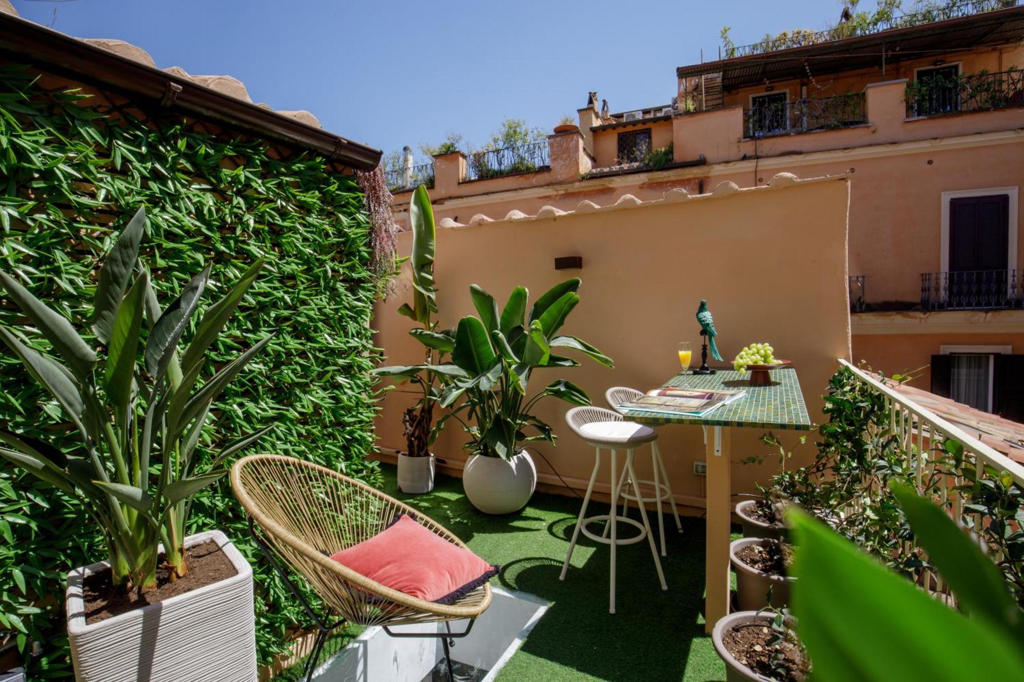 Rooftop Boho Loft Spanish Steps 로마 외부 사진